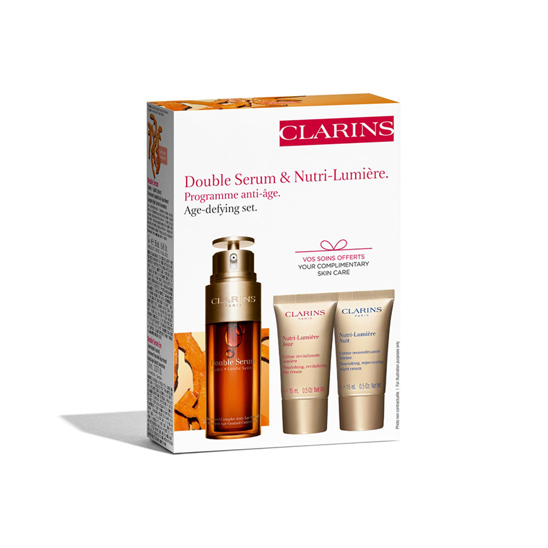 Clarins Double Serum and Nutri-Lumière Collection