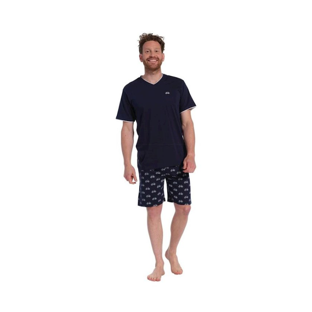 PASTUNETTE DARK BLUE COTTON SHORTAMA PASTUNETTE DARK BLUE COTTON SHORTAMA