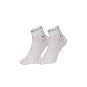 Calvin Klein 2 Pack Quarter White Socks