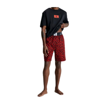 Calvin Klein  S/S Short Black/Red Set