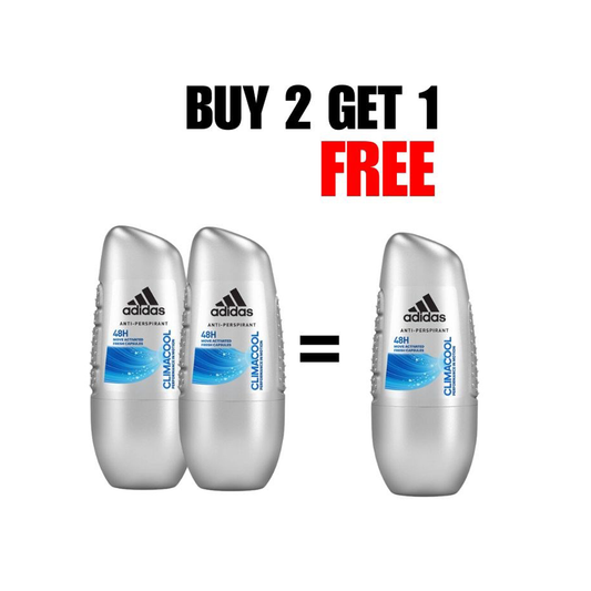 Adidas Men Climacool Roll On , Pack of 2&1 Free