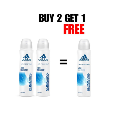 Adidas Women Climacool Deodorant , Pack of 2&1 Free