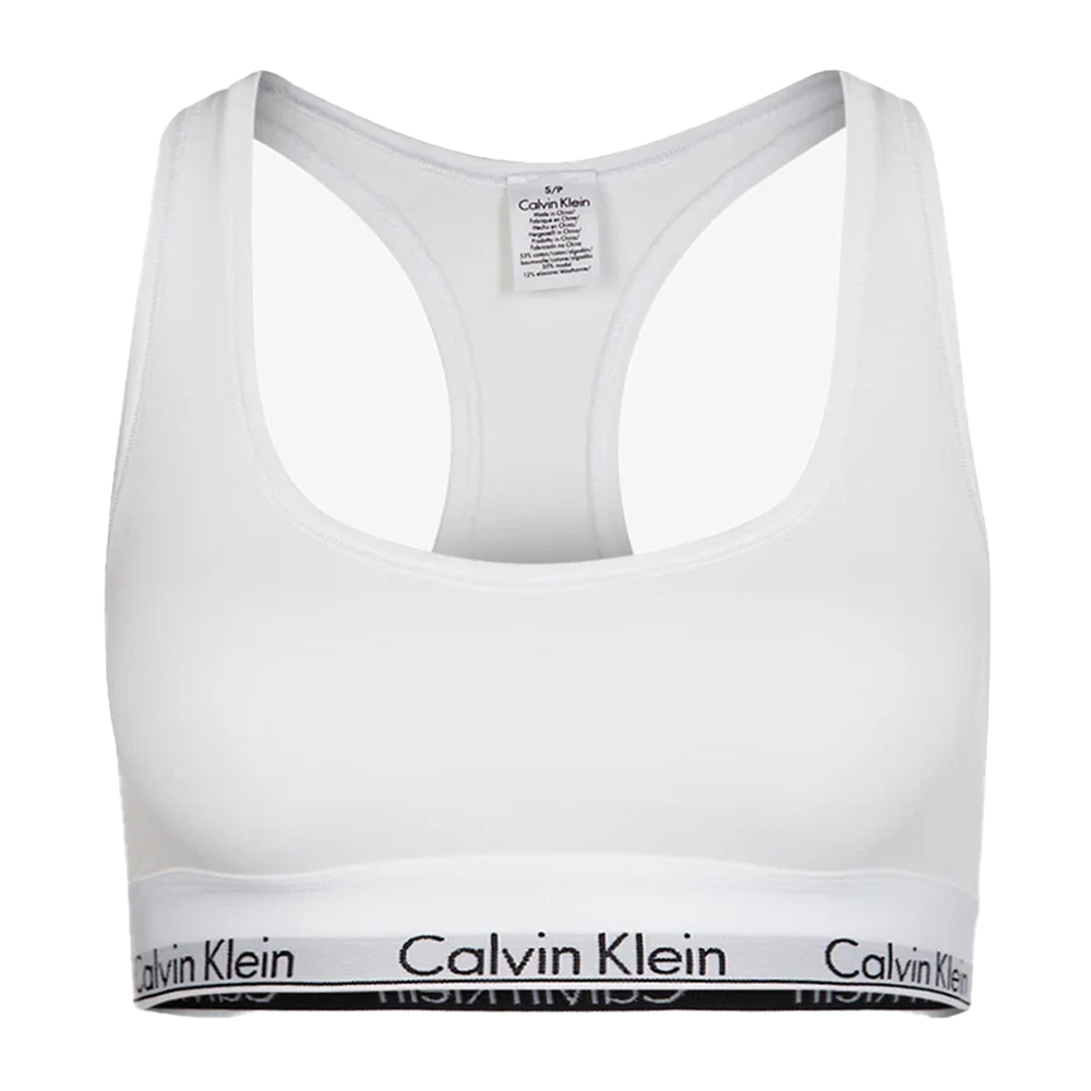 Calvin Klein Unlined Bralette White