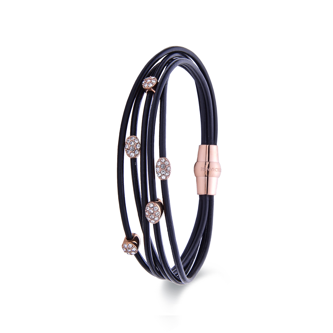 Polo Exchange ACC.ST50-BLRG,Black Leather