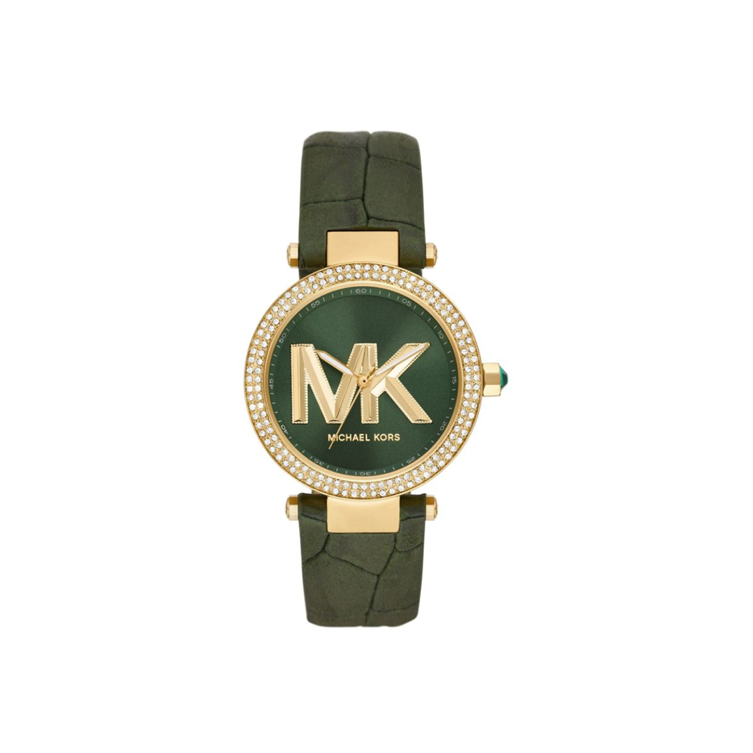 Michael Kors Green Leather Watch