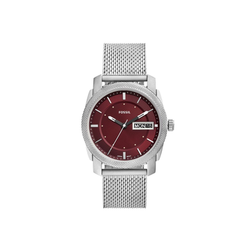 Fossil Silver Stainless Steel Watch, 44mm