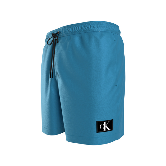 Calvin Klein Drawstring Swim Shorts Blue