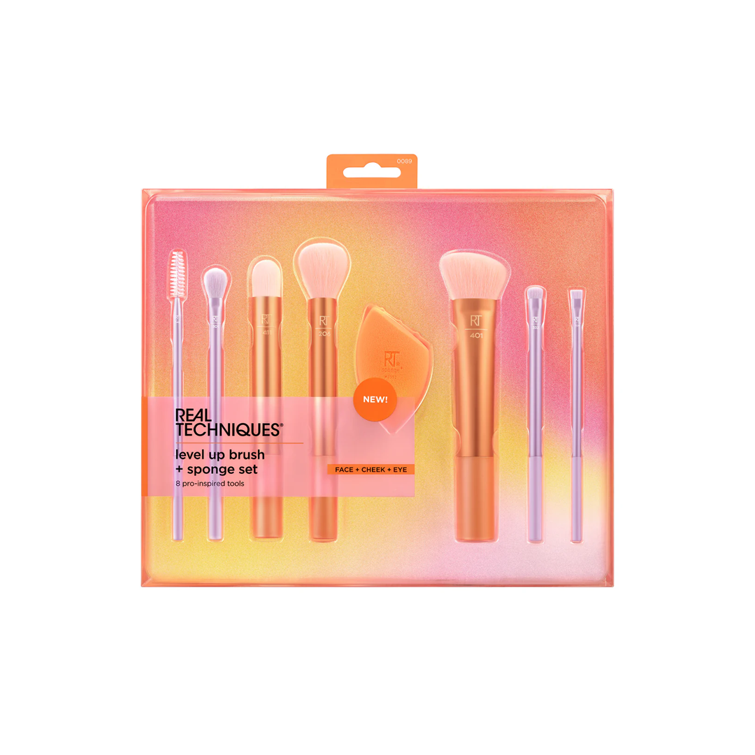 Real Techniques Level Up Brush And Sponge Kit