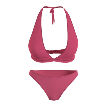 Calvin Klein Pinkish Halterneck Triangle Swim