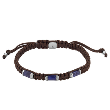 Fossil All Stacked Up Sodalite Station Bracelet