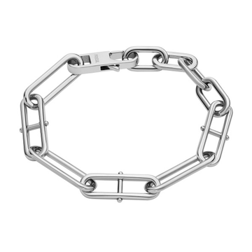 Fossil Heritage D-Link Stainless Steel Chain Bracelet