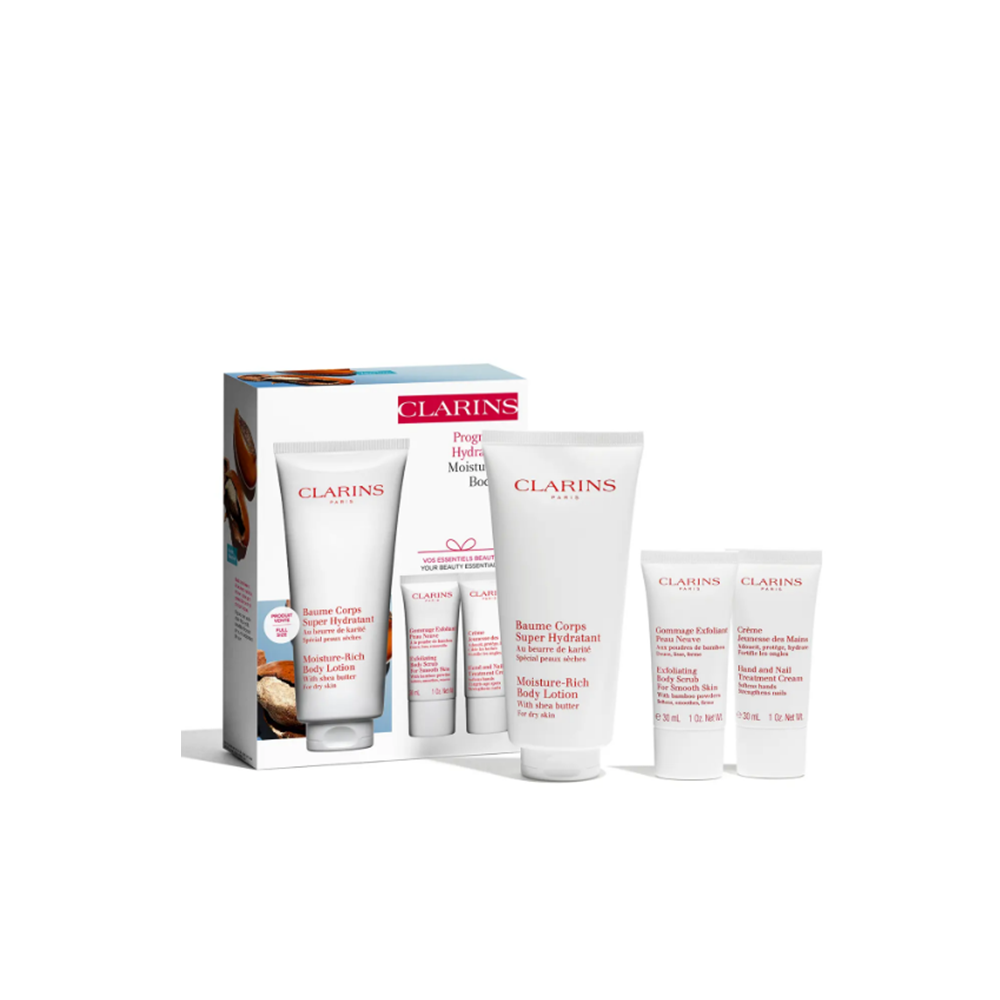 Clarins Vp Fid Baume Corps+Mini Gommage 30Ml+Mini Jeunesse Mains 30Ml