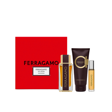 Salvatore Ferragamo Spicy Leather Homme Parfun Gift Set