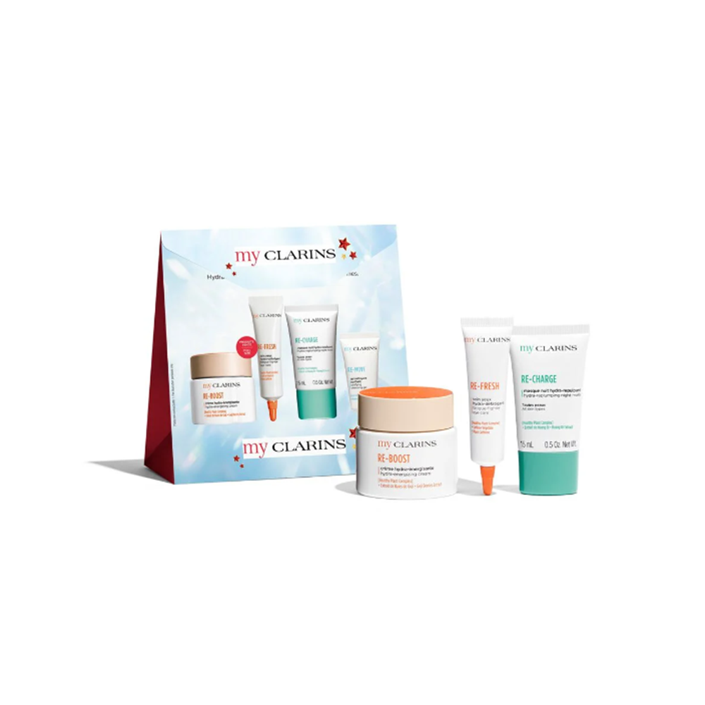 Clarins Energizing Cream+Eye+Mini Mask Nuit Gift Set