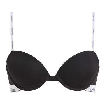 Calvin Klein Lightly Lined Demi Women's Half Bra Black
