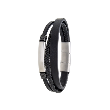 Polo Exchange Men Bracelet ST46-DSC0171 Black