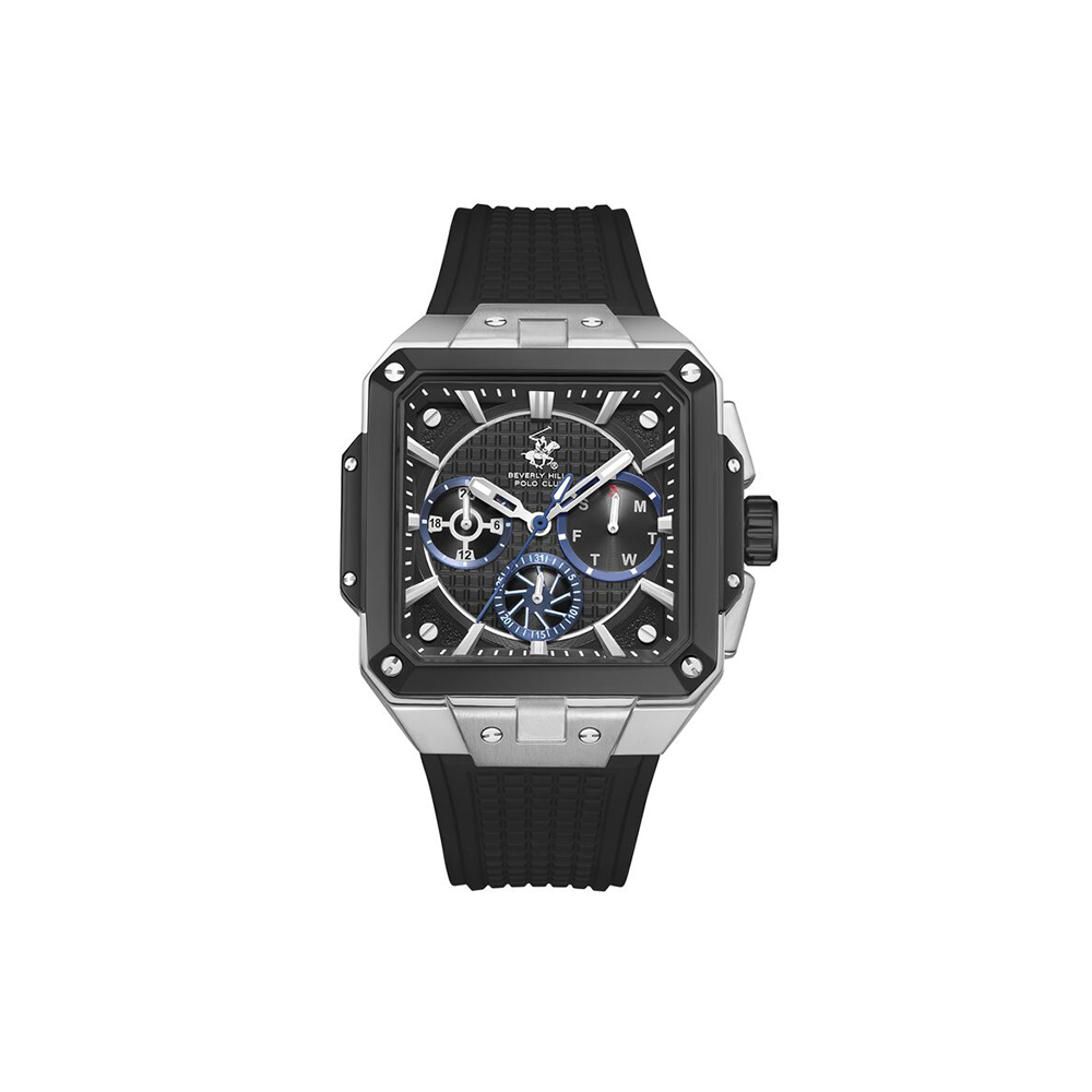 Beverly Hills Black Silicone Watch For Him BP3742X.361
