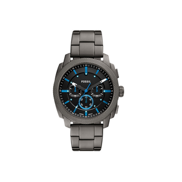 Fossil Machine Chronograph Smoke Stainless Steel Watch FS6098