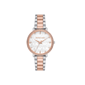 Michael Kors Pyper Three-Hand Two-Tone Alloy Watch