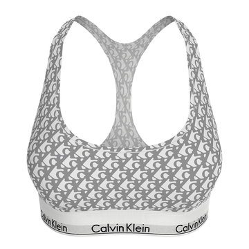 Calvin Klein Unlined Bralette Emblem Beige
