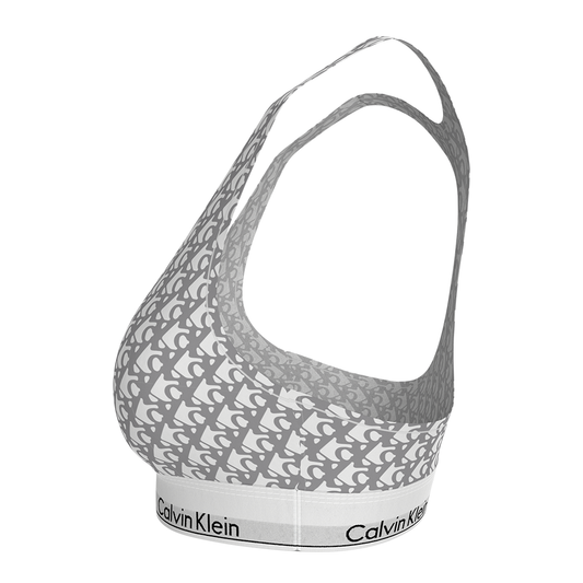 Calvin Klein Unlined Bralette Emblem Beige