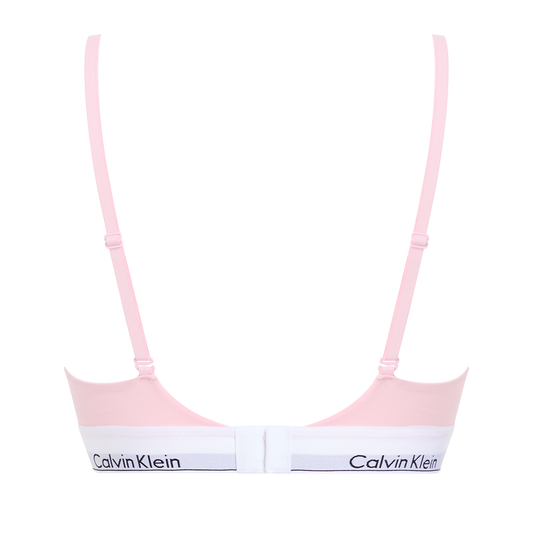 Calvin Klein Icon Cotton Modal Lightly Lined Triangle Bralette Pink