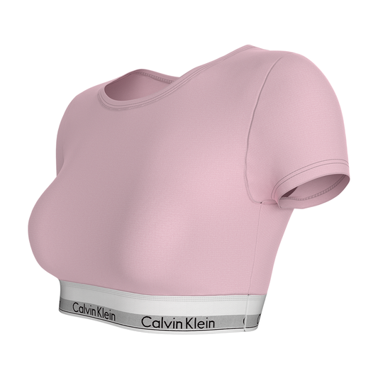 Calvin Klein Icon Cotton Modal T-Shirt Bralette Pink