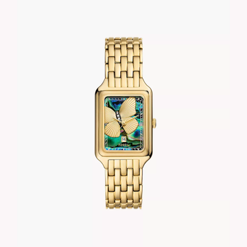 Fossil Raquel Butterfly Three-Hand Date Stainless Steel Watch