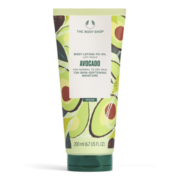 The Body Shop Avocado Body Lotion-To-Oil