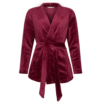 Pastunette Dark Red Short Robe Pyjama 171252-210-