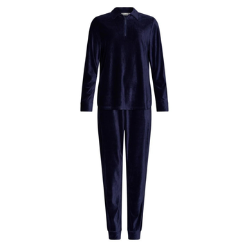 Pastunette Dark Blue Full Zipper Pyjama 181252-242-2