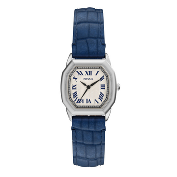 Fossil Harlow Three-Hand Navy Croco LeatHer Watch ES5425