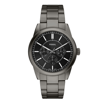 Fossil Pearson Multifunction Gunmetal Stainless Steel Watch FS6136