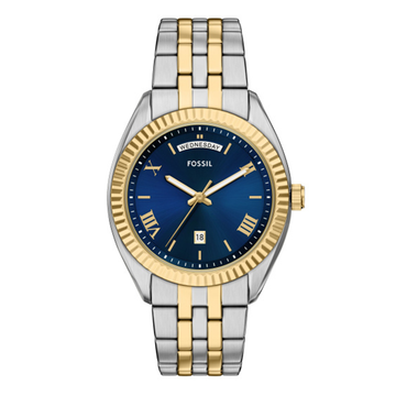 Fossil Campbell Three-Hand Day-Date Two-Tone Stainless Steel Watch FS6141