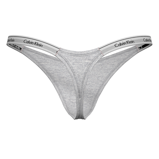 Calvin Klein Icon Cotton Modal String Bikini Grey