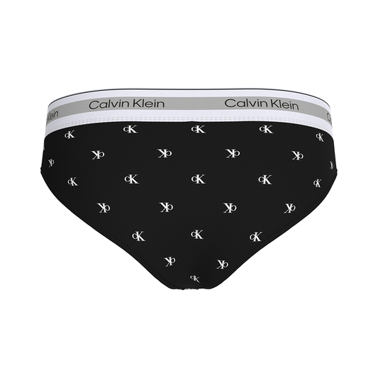 Calvin Klein Brazilian panties with Logo Waistband Black
