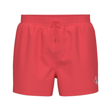 Calvin Klein Monogram Short Drawstring Swim Shorts Punch Pink