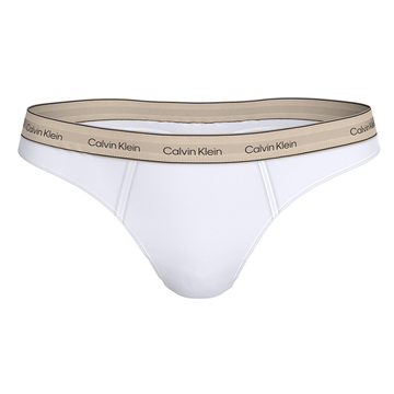 Calvin Klein Thong Heritage Classic Cotton Stretch White