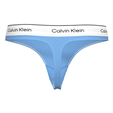 Calvin Klein Thong - Icon Cotton Modal Blue