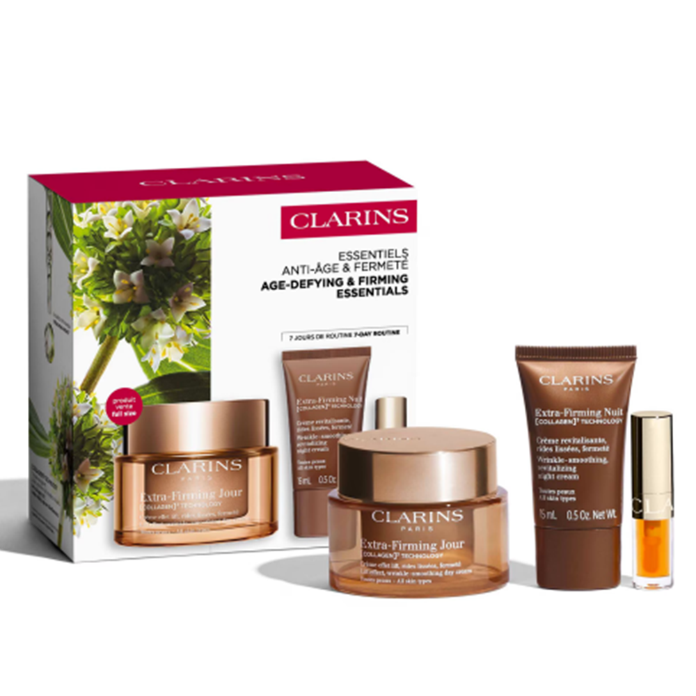 Fattal Beauty – Buy Clarins Set.Extrafirming Day + Mini Night+Mini Lip ...