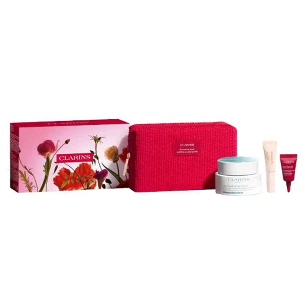 Fattal Beauty – Buy Clarins Set Cryo Flash Mask (Mini Lip Perfector ...