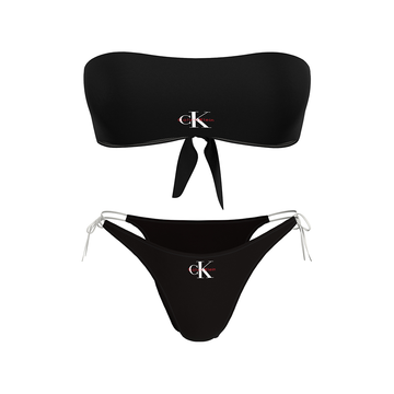 Calvin Klein Monogram Black Swimwear Black