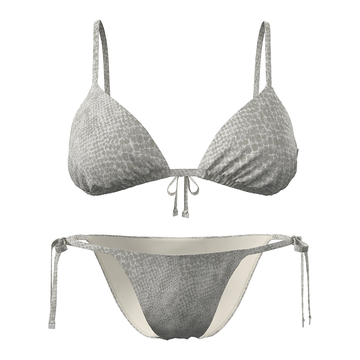Calvin Klein Triangle & Tie Side Bikini Bottoms - CK Essentials Grey