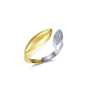 Polo Exchange Ring Rhodium Gold White