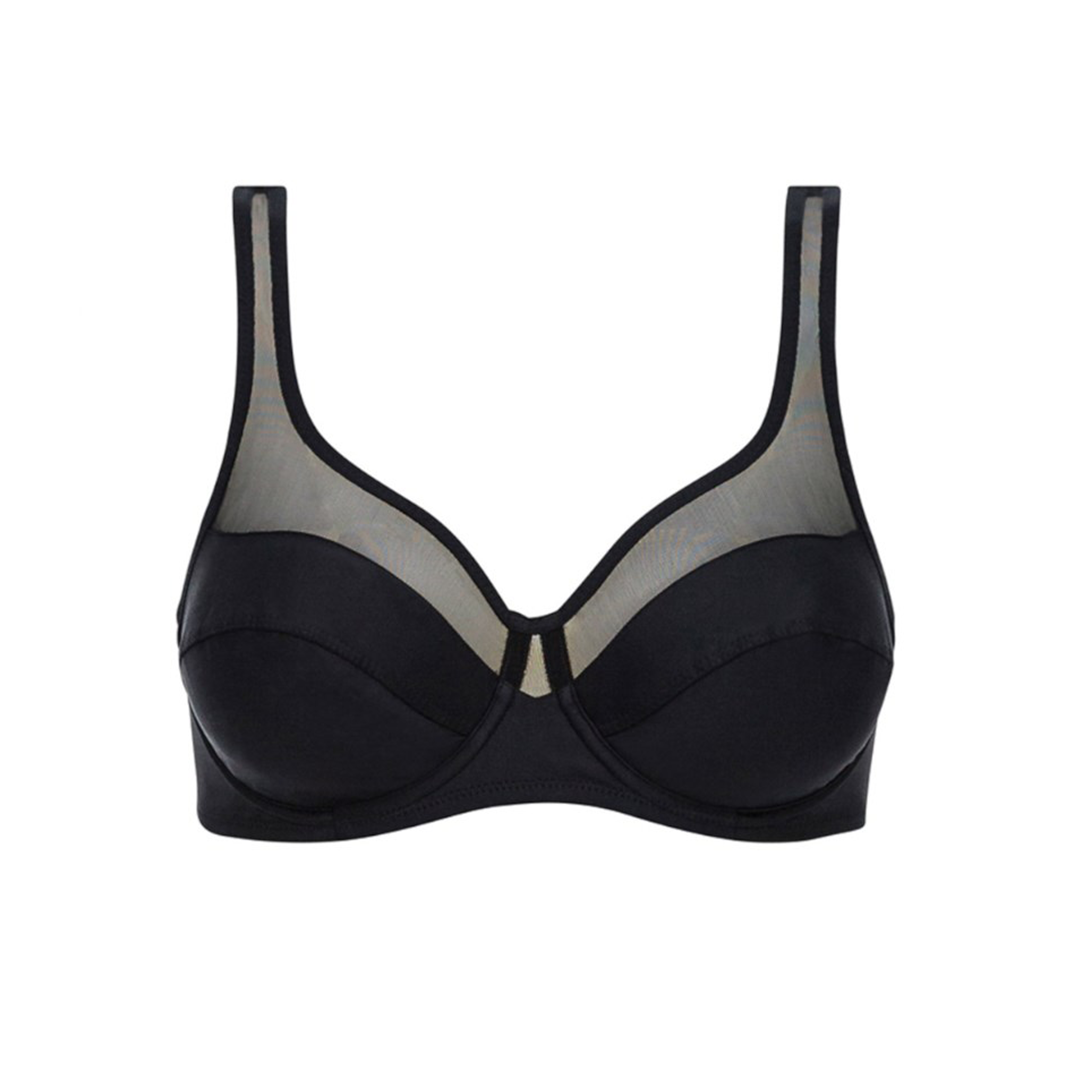 Dim Generous Underwired Black Bra