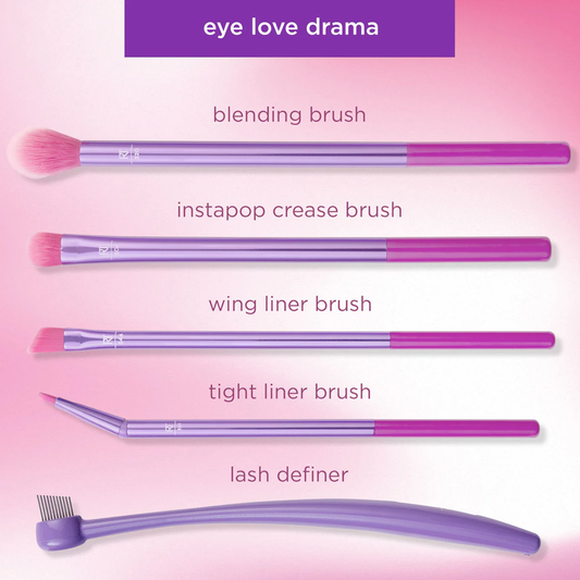 Real Techniques Eye Love Drama Make Up Brush Set